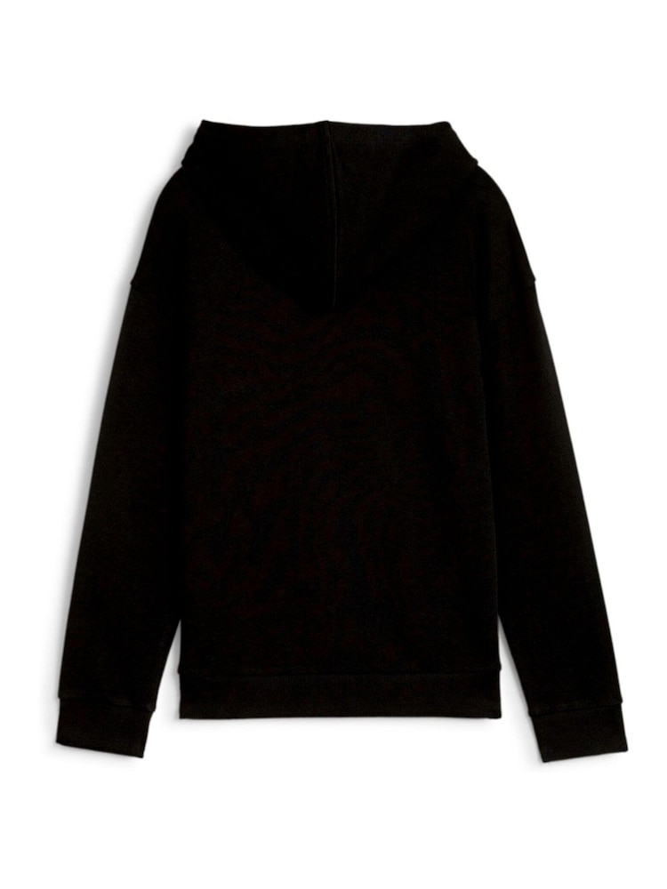 Puma Black Kids Girls ESS+ Animal Hoodie - Image 5 of 5