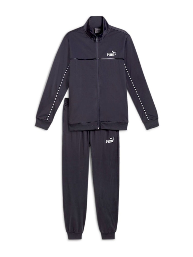 Puma Grey Mens Piping Tracksuit - Image 6 of 6