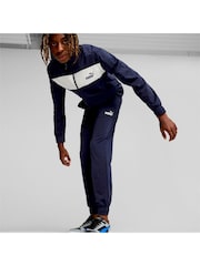 Puma Blue Mens Poly Tracksuit - Image 3 of 6