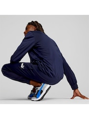 Puma Blue Mens Poly Tracksuit - Image 5 of 6