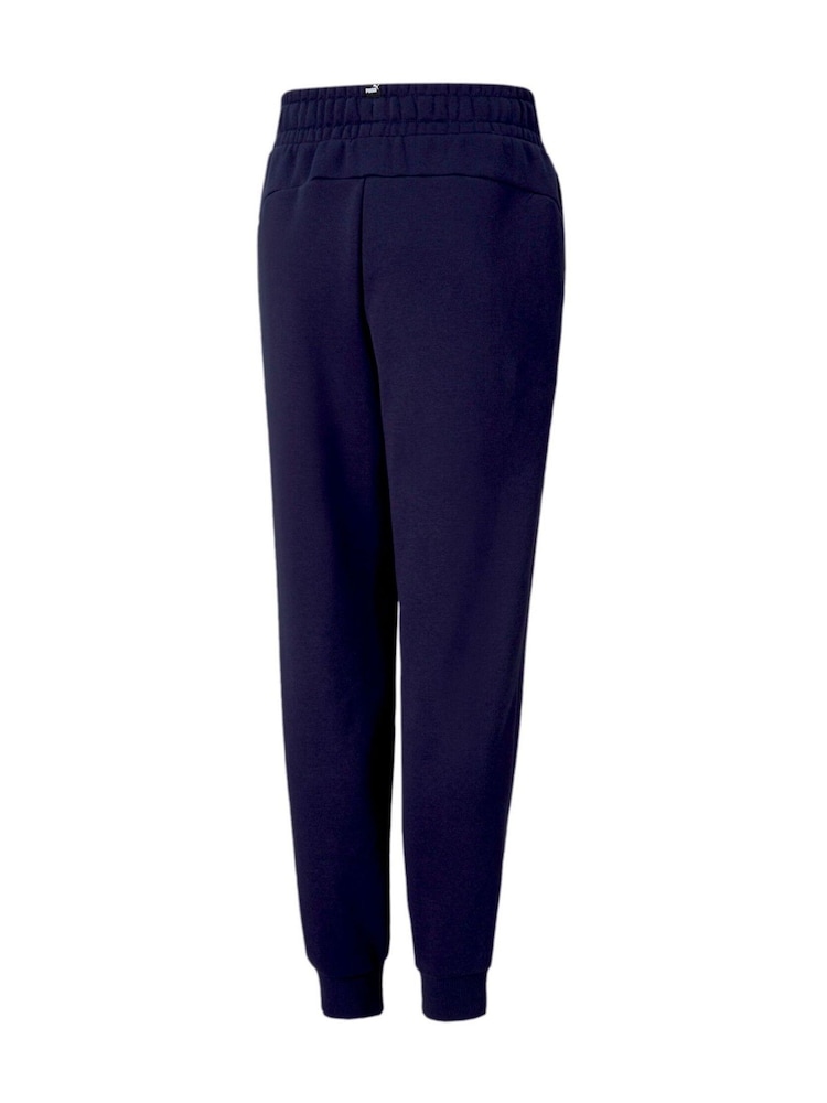 Puma Blue Kids Boys Essentials Logo Joggers - Image 2 of 2 Puma Blue Kids Boys Essentials Logo Joggers - Image 2 of 2
