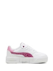 Puma White Kids Girls Cali Court Animal Sneakers - Image 1 of 6