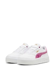 Puma White Kids Girls Cali Court Animal Sneakers - Image 3 of 6