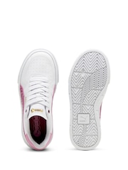 Puma White Kids Girls Cali Court Animal Sneakers - Image 4 of 6