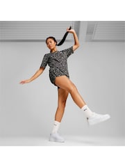 Puma Black Womens ESS+ ANIMAL Print Shorts - Image 1 of 5