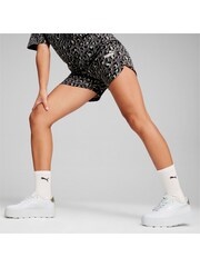 Puma Black Womens ESS+ ANIMAL Print Shorts - Image 3 of 5