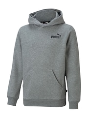 Puma Grey Kids Boys Small Essentials Logo Hoodie - Image 1 of 1