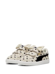 Puma White Kids Unisex Suede Classic LF Re Bow V Sneakers - Image 2 of 6