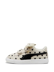 Puma White Kids Unisex Suede Classic LF Re Bow V Sneakers - Image 3 of 6