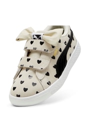 Puma White Kids Unisex Suede Classic LF Re Bow V Sneakers - Image 5 of 6