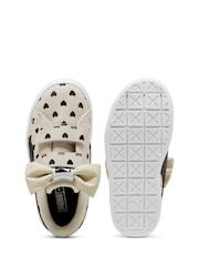 Puma White Kids Unisex Suede Classic LF Re Bow V Sneakers - Image 6 of 6