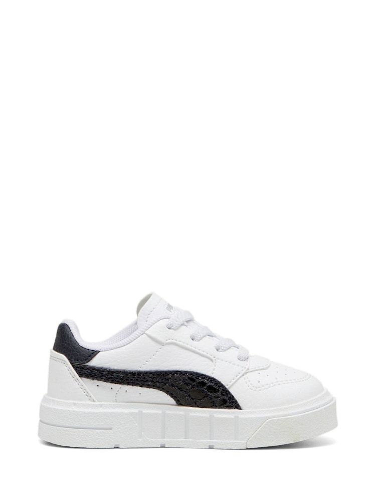 Puma White Black Cali Court Animal Baby Girl Sneakers - Image 1 of 6