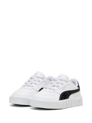 Puma White Black Cali Court Animal Baby Girl Sneakers - Image 3 of 6
