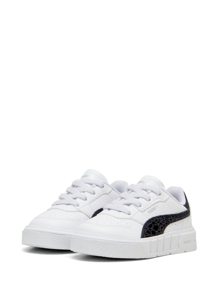Puma White Black Cali Court Animal Baby Girl Sneakers - Image 3 of 6