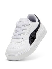 Puma White Black Cali Court Animal Baby Girl Sneakers - Image 4 of 6