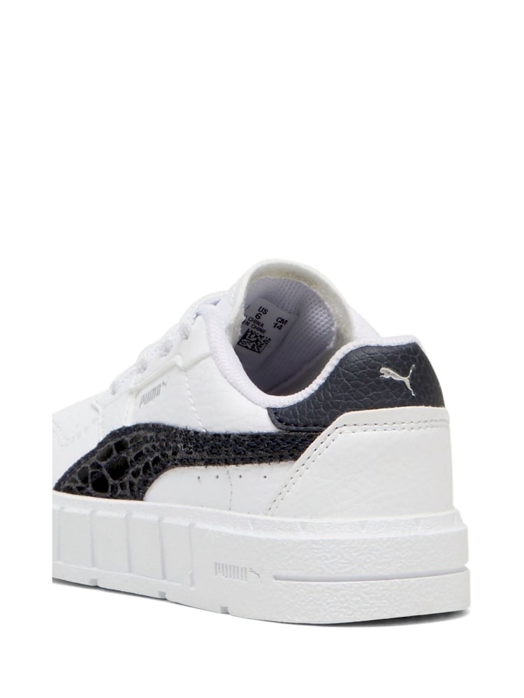 Puma White Black Cali Court Animal Baby Girl Sneakers - Image 6 of 6