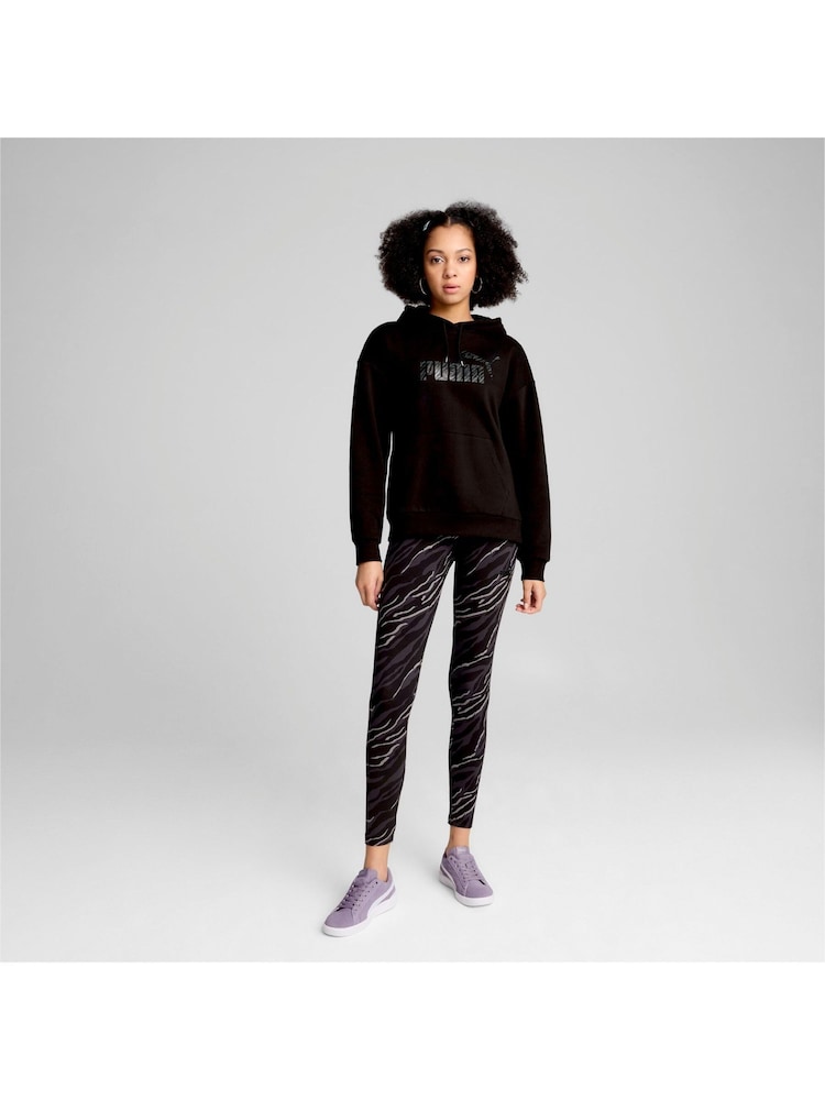 Puma Black Womens ESS+ ANIMAL Hoodie - Image 2 of 6