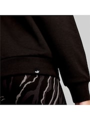 Puma Black Womens ESS+ ANIMAL Hoodie - Image 3 of 6