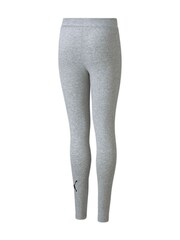 Puma Grey 100% Cotton Essentials Logo Youth Leggings - Image 2 of 2