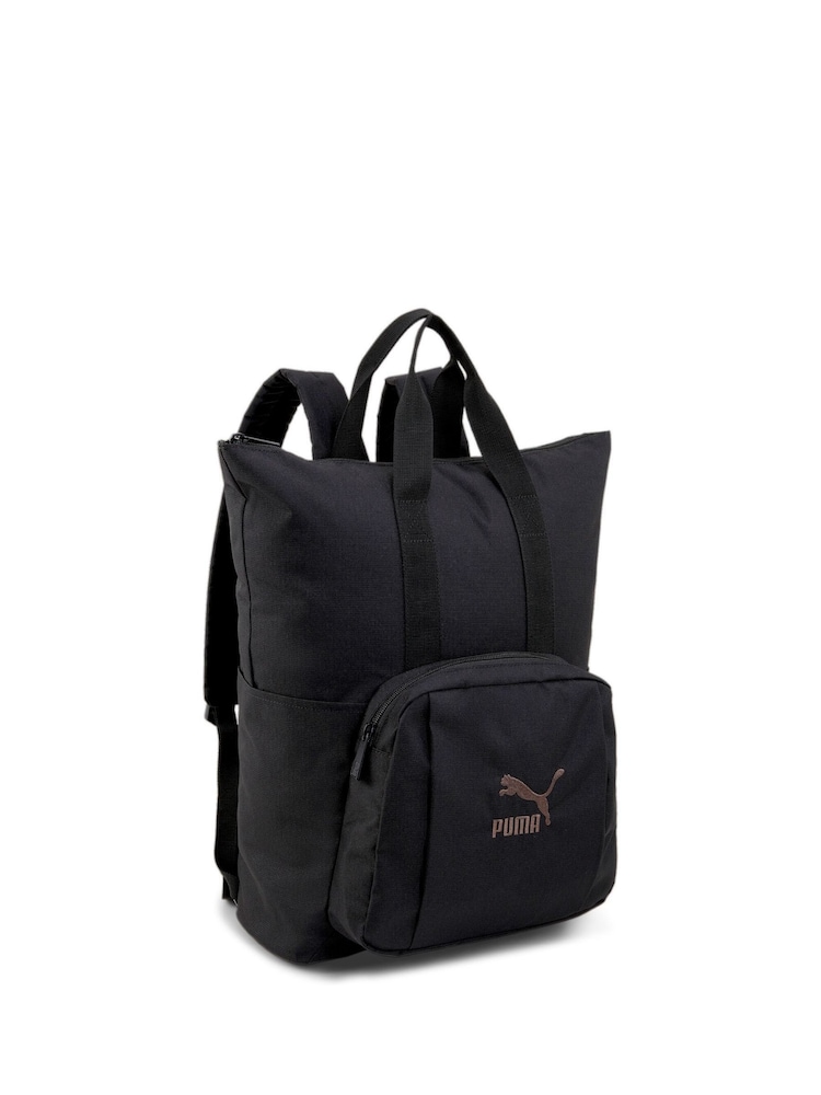 Puma Black Unisex Classics Archive Tote Backpack - Image 1 of 5