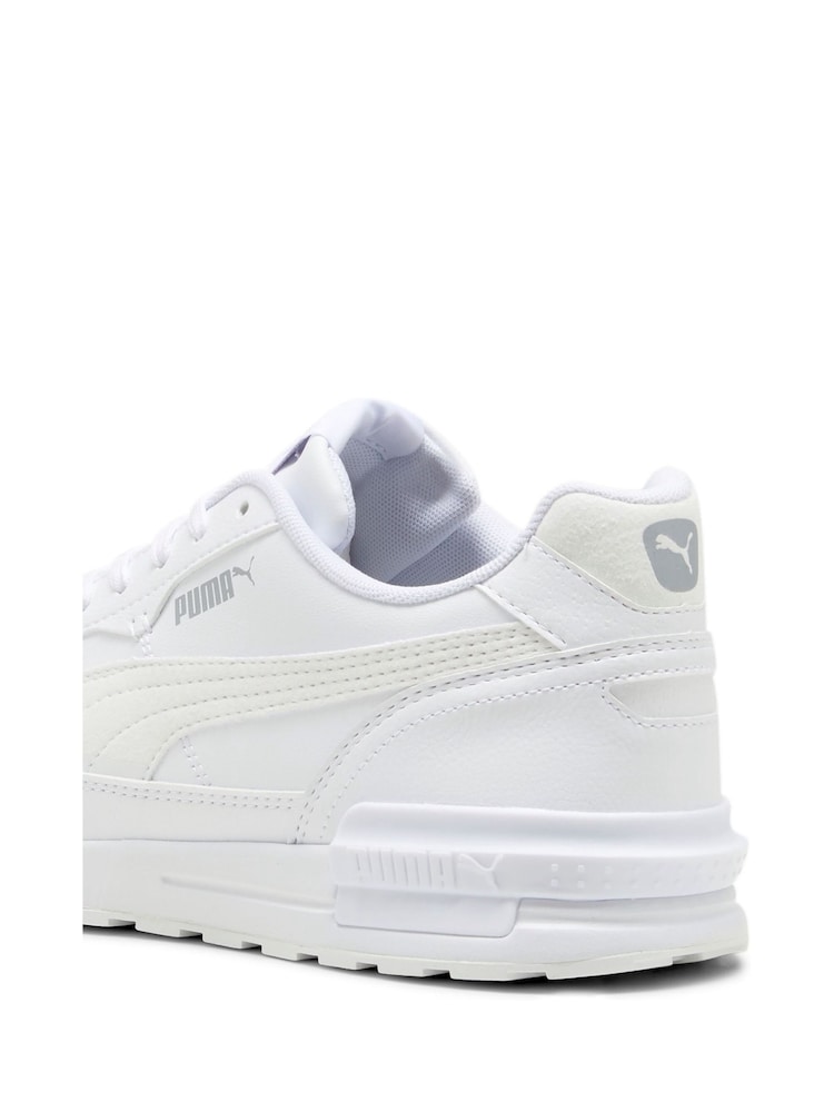Puma White Unisex Graviton 2 Sneakers - Image 6 of 6