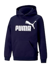 Puma Blue Youth Essentials Big Logo Hoodie - Image 1 of 2