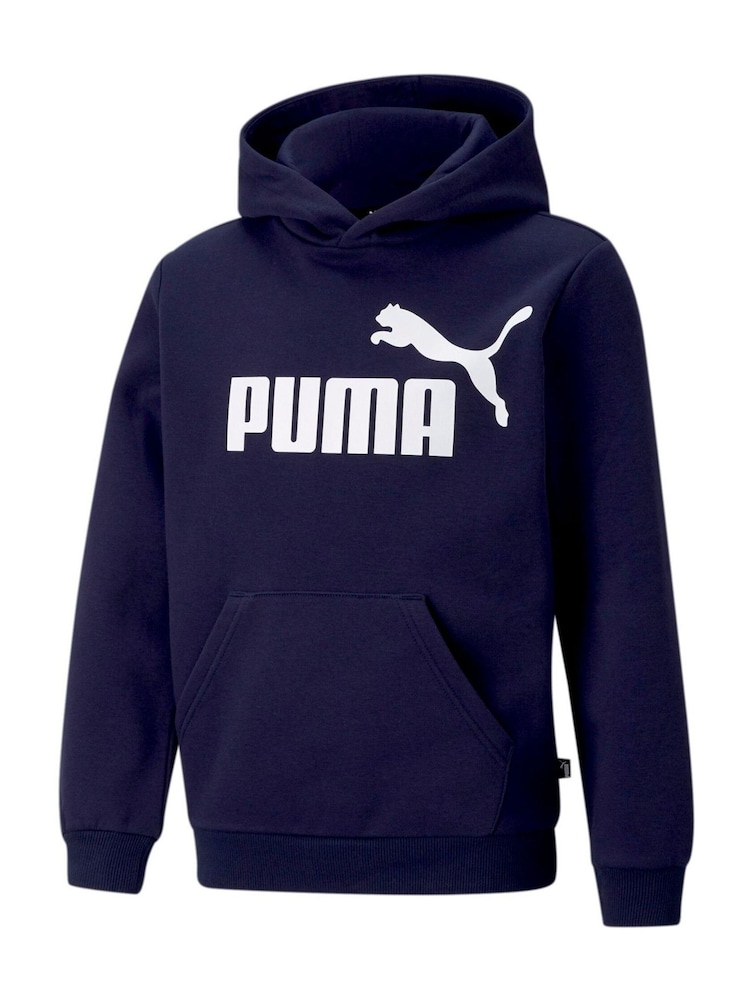 Puma Blue Youth Essentials Big Logo Hoodie - Image 1 of 2