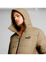 Puma Brown Essential Coat Jacket - Image 4 of 6