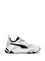 Puma White Unisex Trinity Sneakers - Image 1 of 6