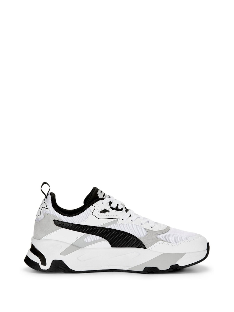 Puma White Unisex Trinity Sneakers - Image 1 of 6