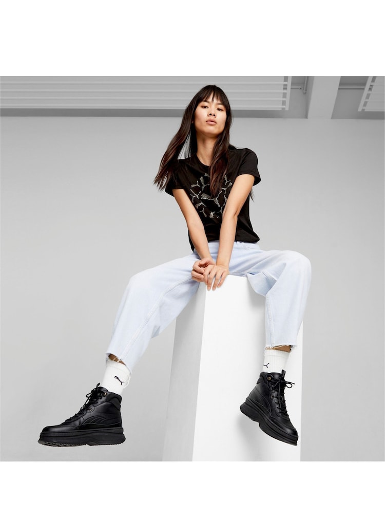 Puma Black Womens Mayra Sneakers - Image 6 of 6