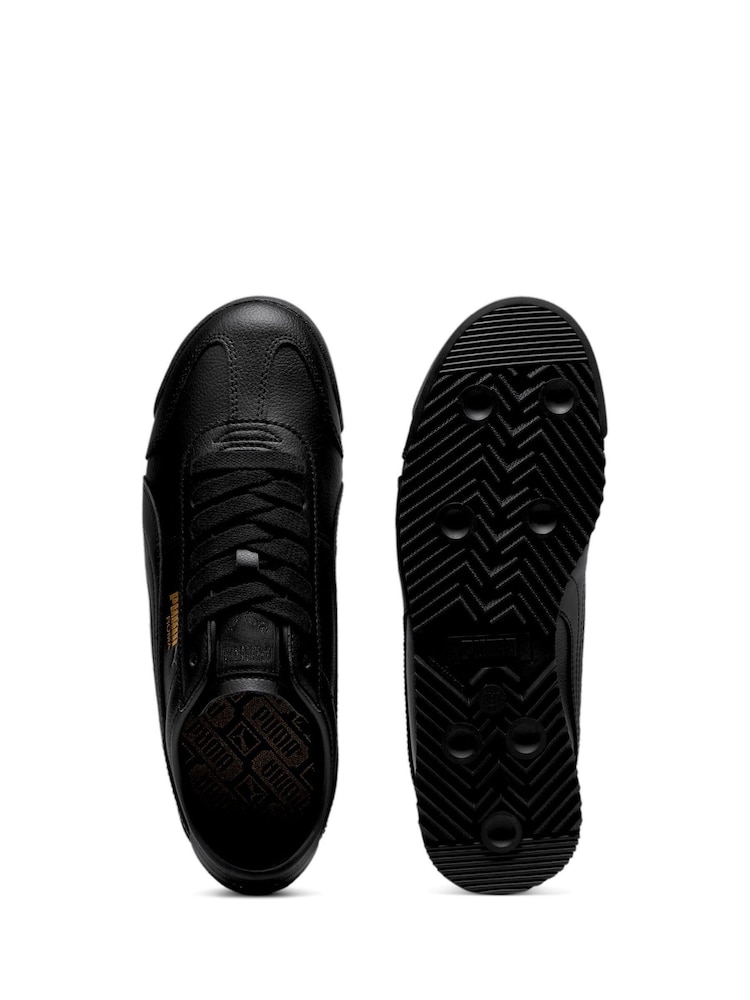 Puma Black Unisex Roma 68 Revival Sneakers - Image 2 of 6