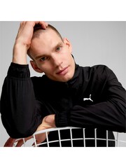 Puma Black Mens Woven Quarter Zip Tracksuit - Image 3 of 6