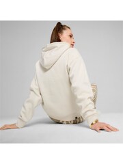 Puma White Womens ESS+ ANIMAL Hoodie - Image 2 of 6
