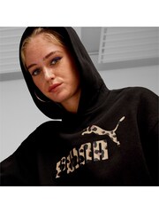 Puma Black Womens ESS+ ANIMAL Hoodie - Image 3 of 6