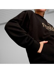 Puma Black Womens ESS+ ANIMAL Hoodie - Image 5 of 6