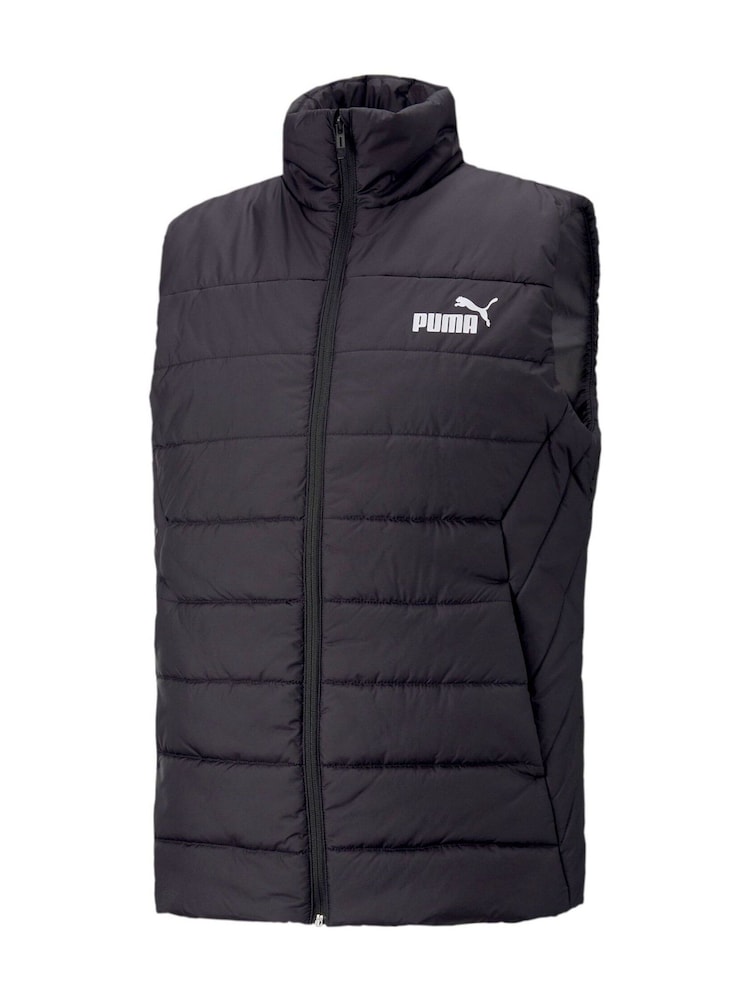 Puma Black Mens Essentials Padded Vest - Image 6 of 6