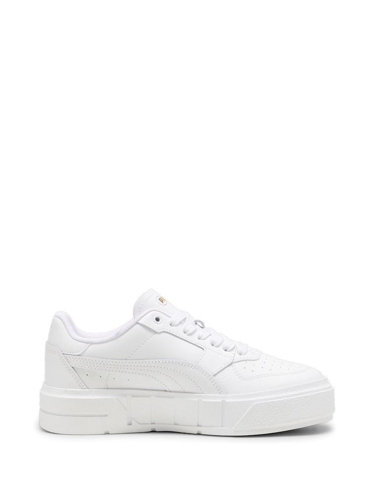 Puma White Kids Girls Cali Court Leather Sneakers - Image 1 of 6