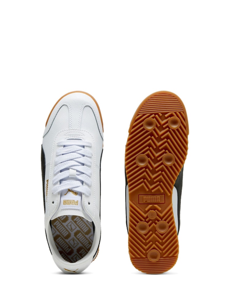 Puma White Unisex Roma 68 Revival Sneakers - Image 5 of 6