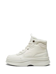 Puma White Womens Mayra Sneakers - Image 3 of 6