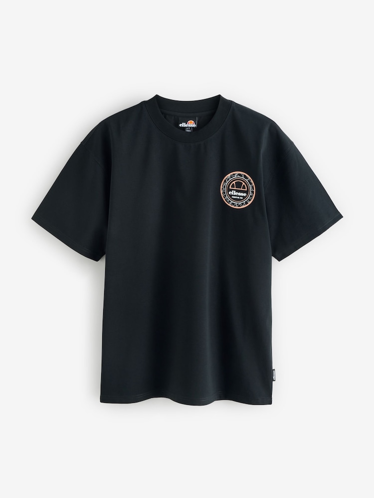 Черный - Ellesse Mens Duomo T-Shirt - Image 5 of 5