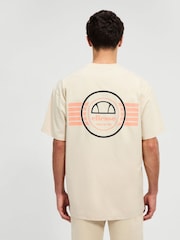 Hellbraun - Ellesse Mens Duomo T-Shirt - Bild 4 von 6