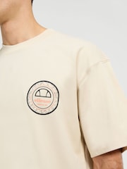 Hellbraun - Ellesse Mens Duomo T-Shirt - Bild 5 von 6