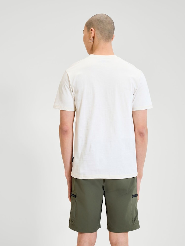 White Ground - Ellesse Мужская футболка из 100% хлопка Cassia - Image 2 of 4