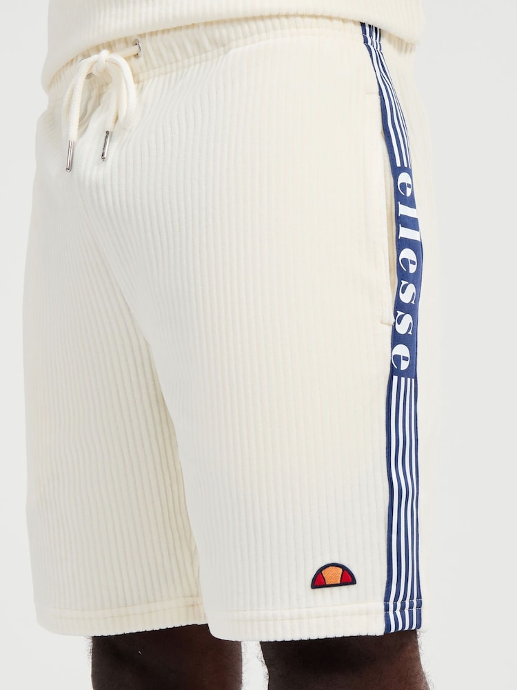 Ellesse Mens Tomatro White Shorts - Image 5 of 7