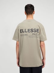 كاكي أخضر - تيشرت Parete للرجال من Ellesse - Image 4 of 6