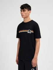 Ellesse Mens 100% Cotton Lental Black T-Shirt - Image 3 of 5
