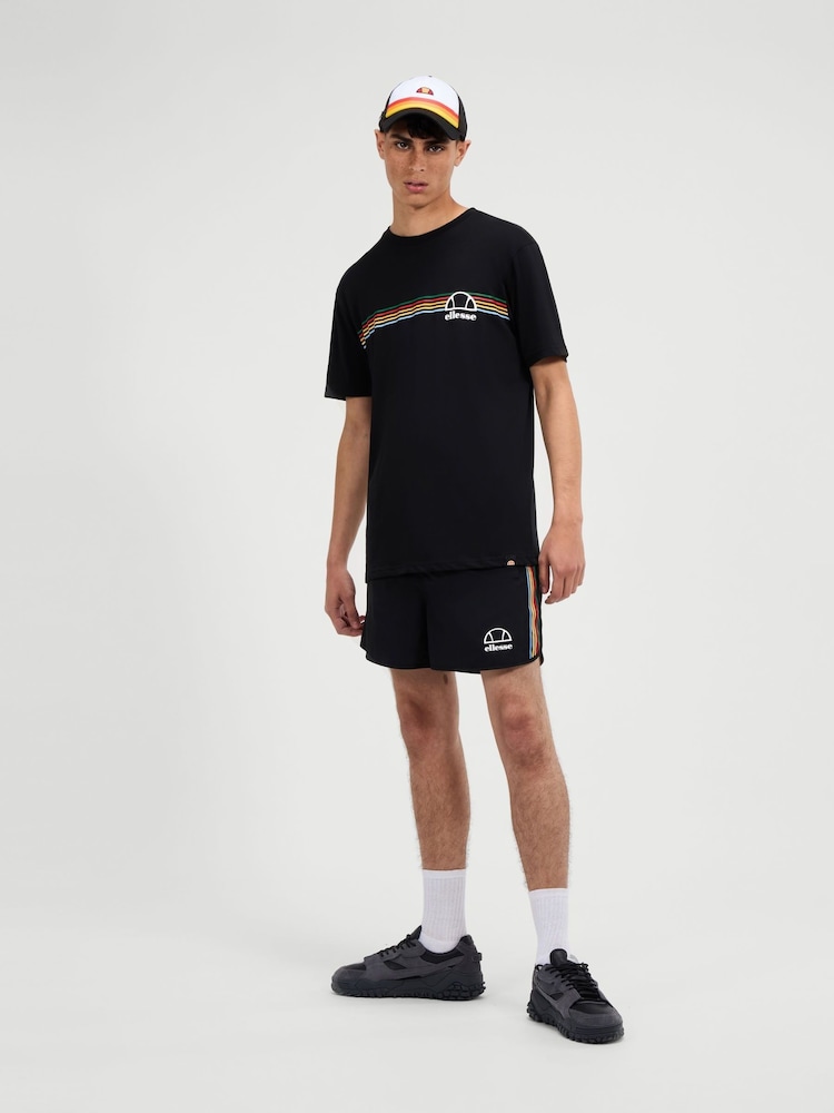Ellesse Mens 100% Cotton Lental Black T-Shirt - Image 4 of 5