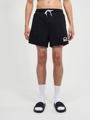 Ellesse Mens 100% Cotton Lental Black Shorts - Image 1 of 5