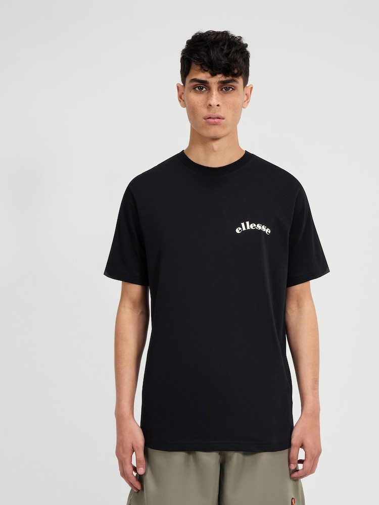 Ellesse Mens Courtside Club 100% Cotton T-Shirt - Image 4 of 7